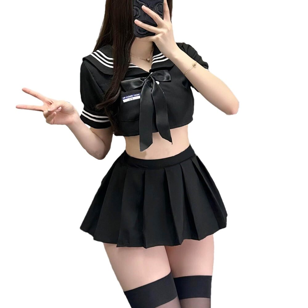 7116 Role Playing Lingerie Anime School Girl Uniform Outfit Naughty
